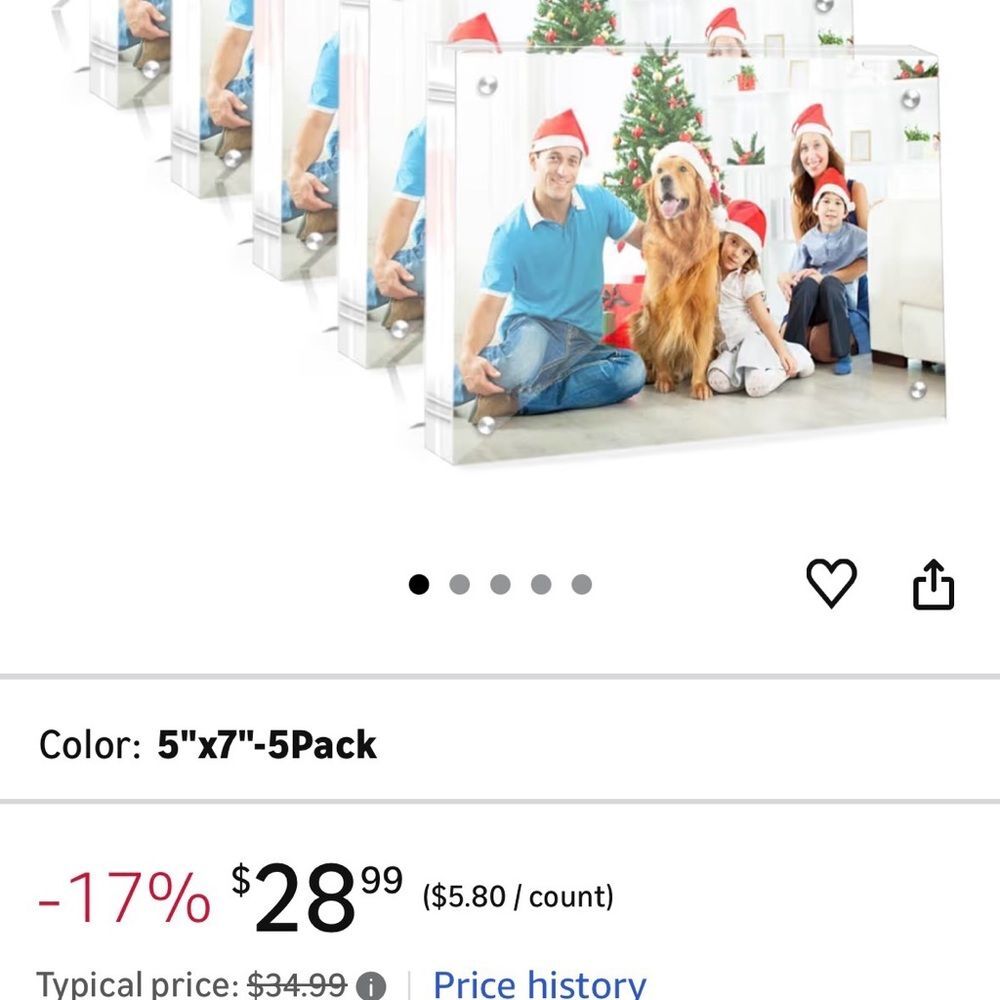 2 Pack - Acrylic Magnet Photo Frame - Picture 5 of 5